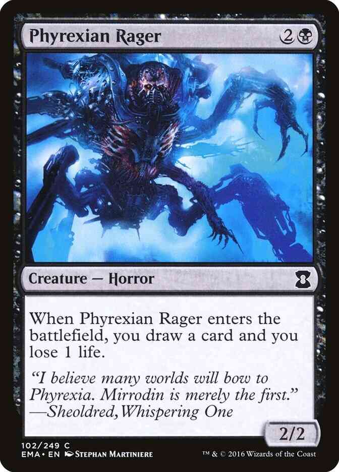 Phyrexian Rager [102] [Eternal Masters] [Non-Foil]