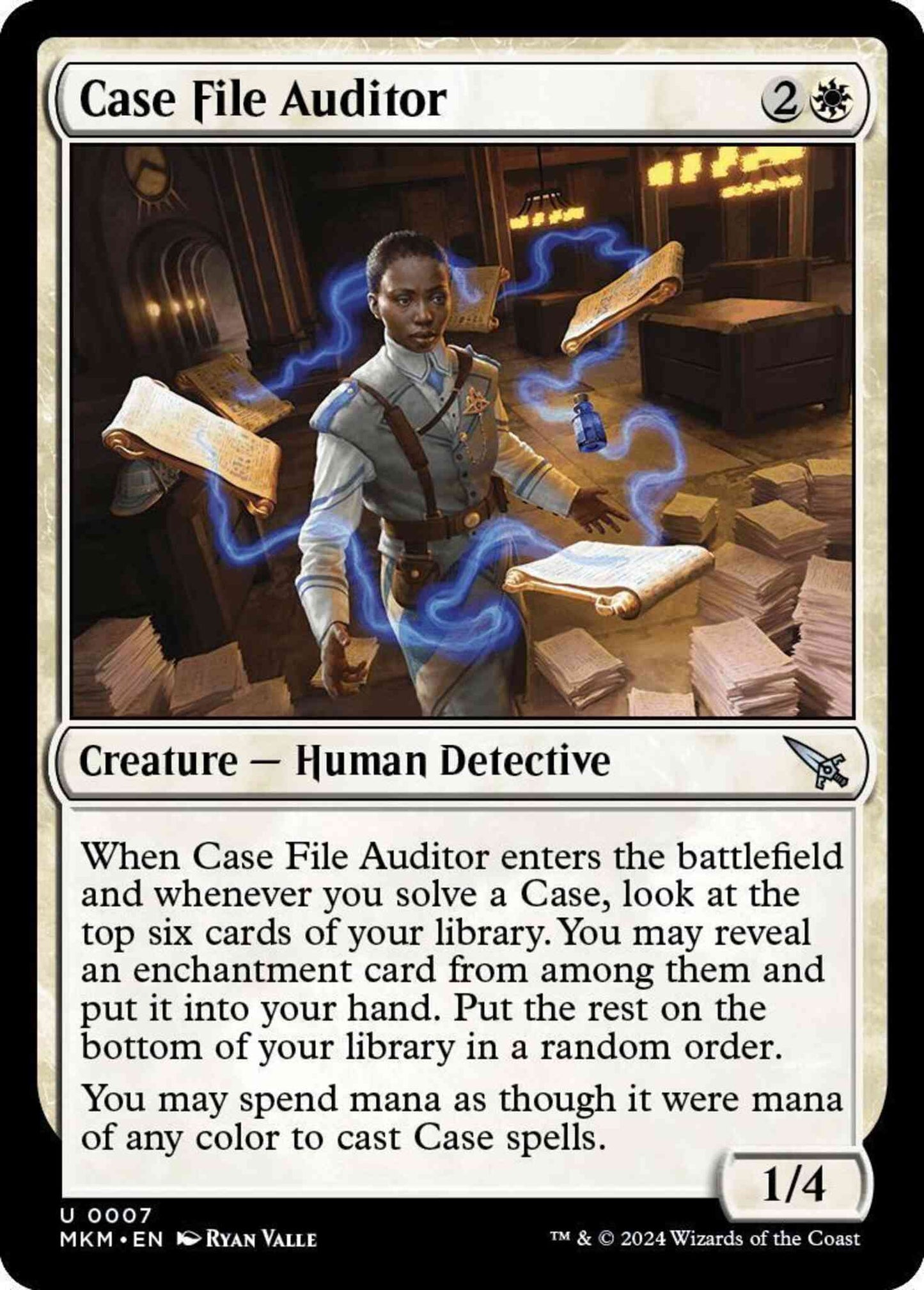 Case File Auditor [7] [Murders at Karlov Manor] [Non-Foil]