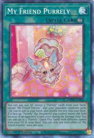 My Friend Purrely - AMDE-EN020 - Collector's Rare - 1st Edition
