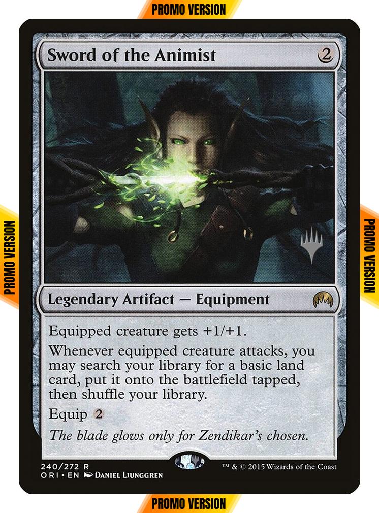 Sword of the Animist [240p] [Promo Pack] [Magic Origins Promos] [Non-Foil]