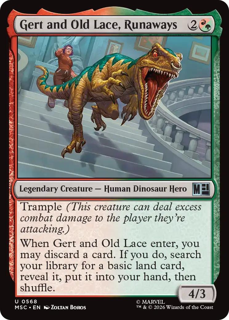 Gert and Old Lace, Runaways [568] [Beginner Box] [Marvel Super Heroes: Commander] [Non-Foil]
