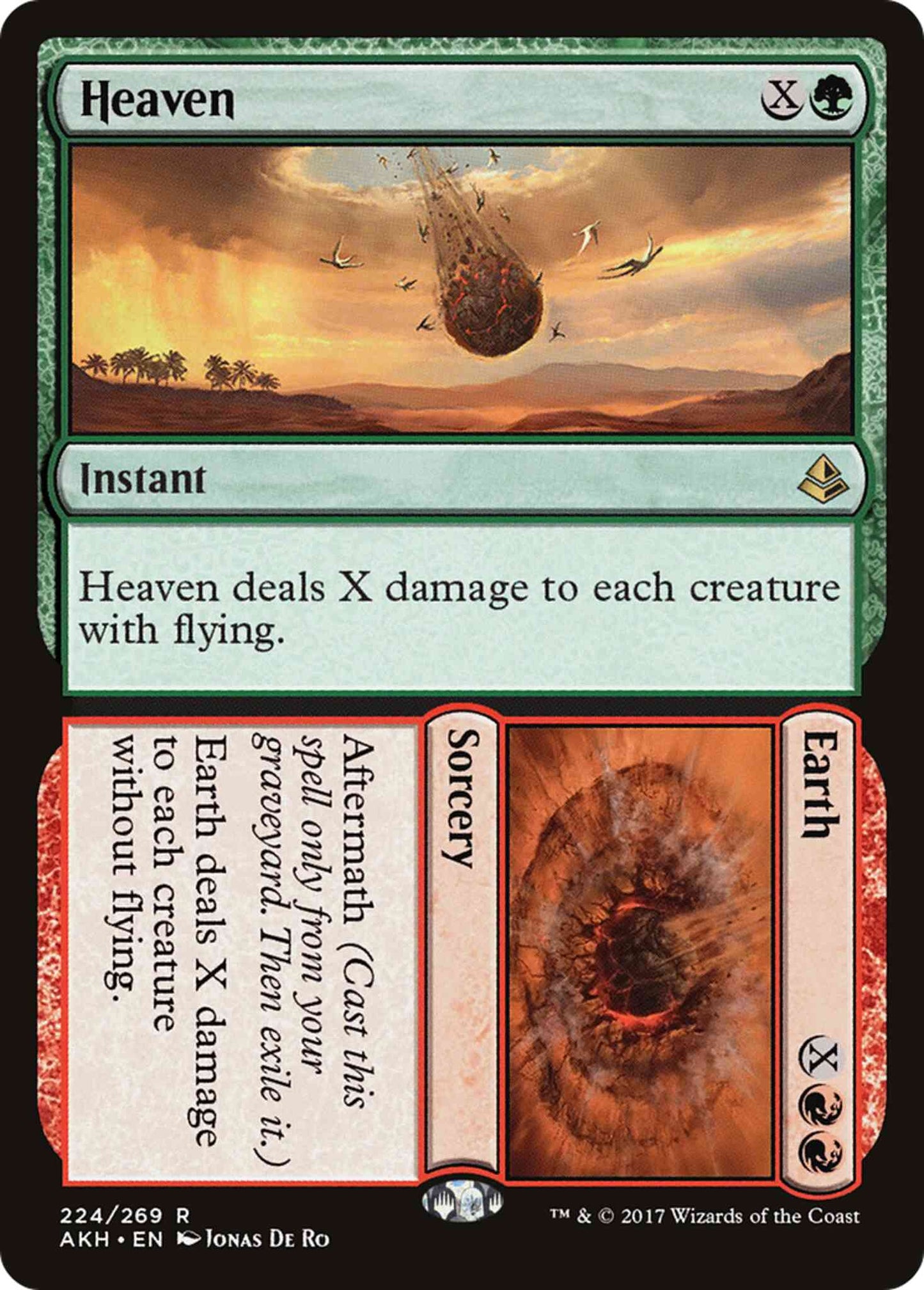 Heaven // Earth [224] [Amonkhet] [Non-Foil]