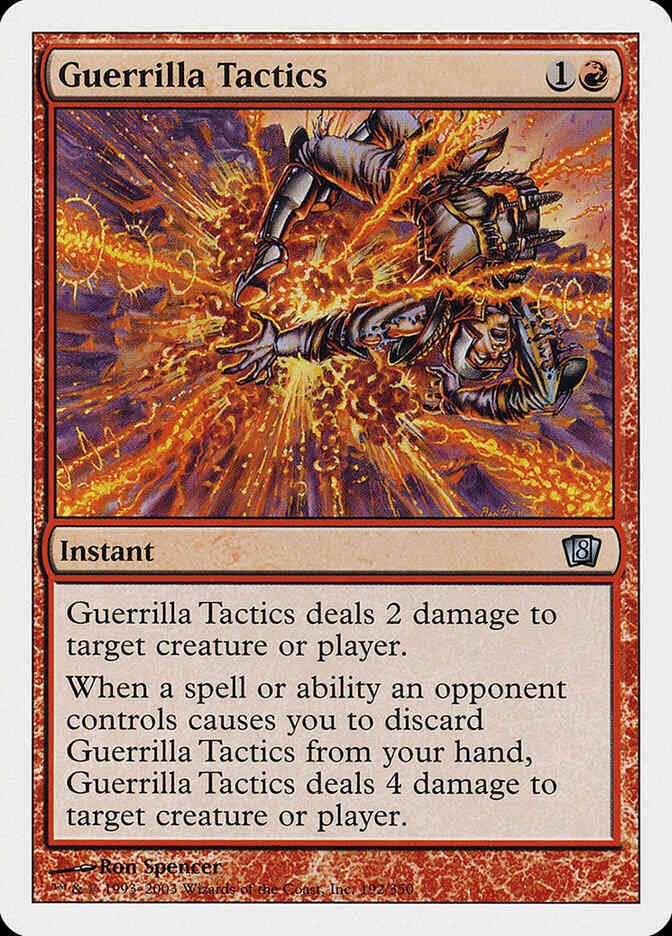 Guerrilla Tactics [192] [Eighth Edition] [Non-Foil]