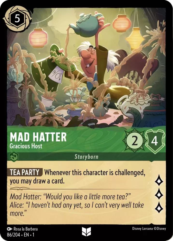 Mad Hatter - Gracious Host - 86/204 [The First Chapter] [Non-Foil]