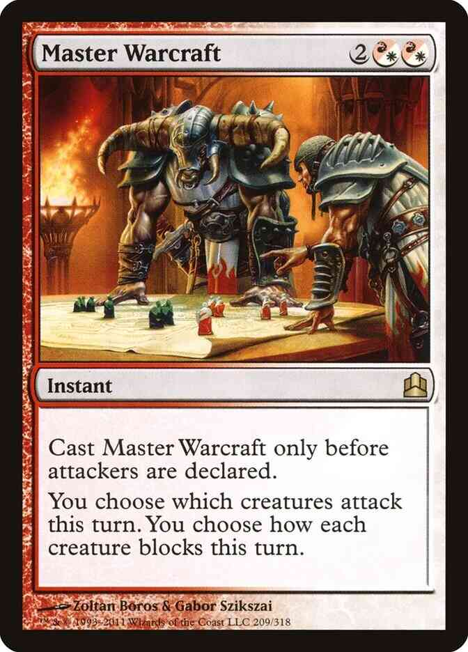 Master Warcraft [209] [Commander 2011] [Non-Foil]