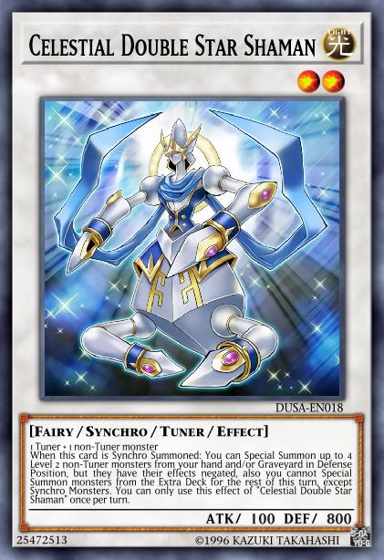 Celestial Double Star Shaman - DUSA-EN018 - Ultra Rare - 1st Edition