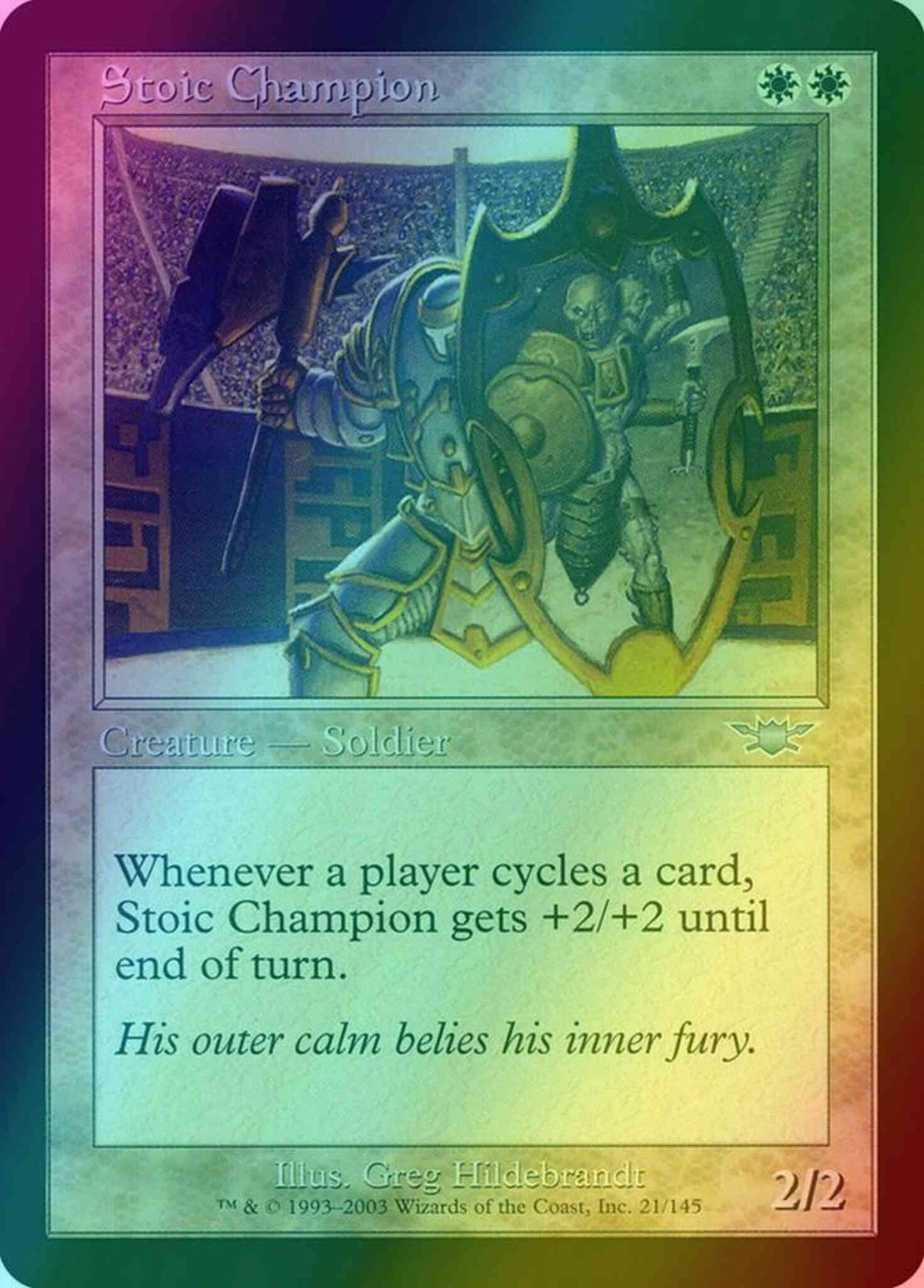 Stoic Champion [21] [Legions] [Foil]