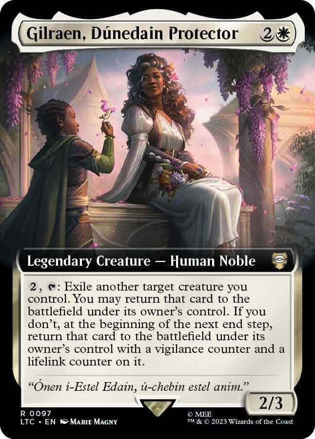 Gilraen, Dúnedain Protector [97] [Extended Art] [The Lord of the Rings: Tales of Middle-earth: Commander] [Non-Foil]