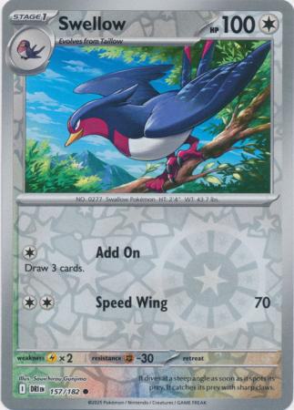 Swellow - 157/182 - Common [sv10-157] [Reverse Holo]