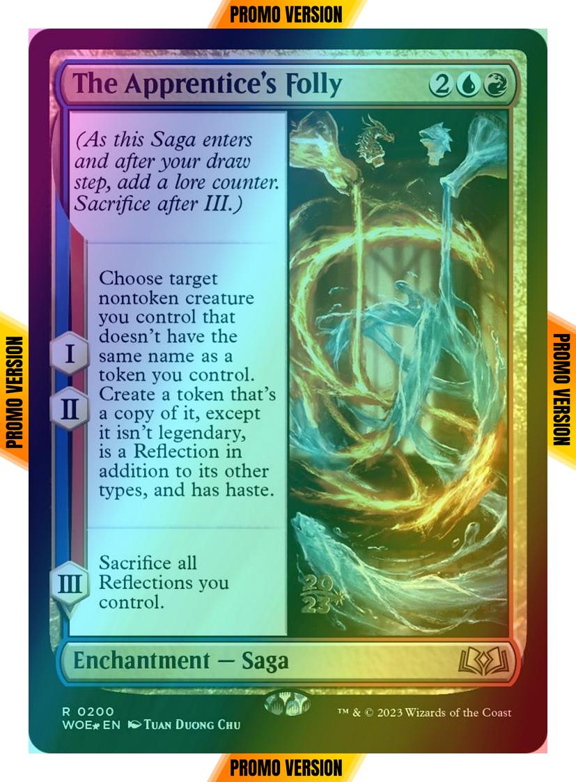 The Apprentice's Folly [200s] [Prerelease] [Wilds of Eldraine: Promos] [Foil]