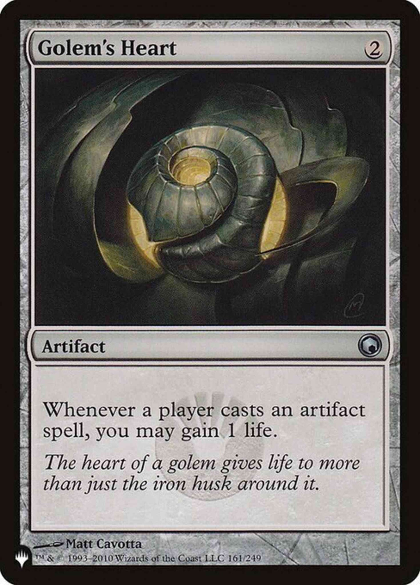 Golem's Heart [SOM-161] [The List] [Non-Foil]