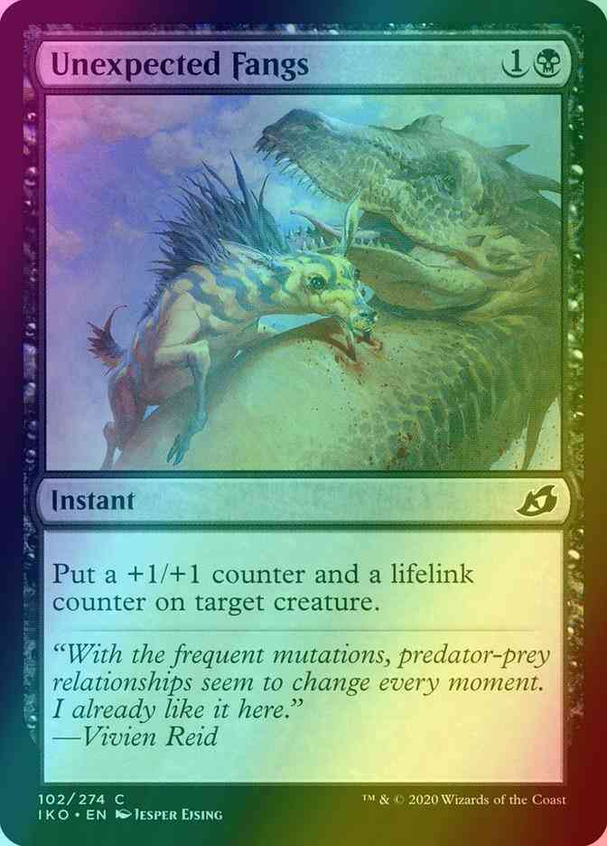 Unexpected Fangs [102] [Ikoria: Lair of Behemoths] [Foil]