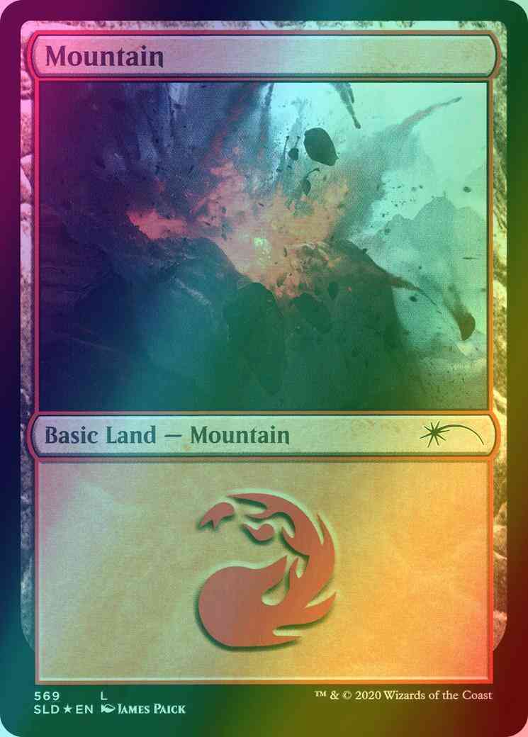Mountain [0569] [Jumpstart: Smashing] [Secret Lair Drop] [Foil]