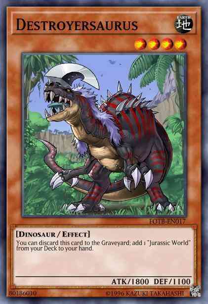 Destroyersaurus - FOTB-EN017 - Ultimate Rare - Unlimited