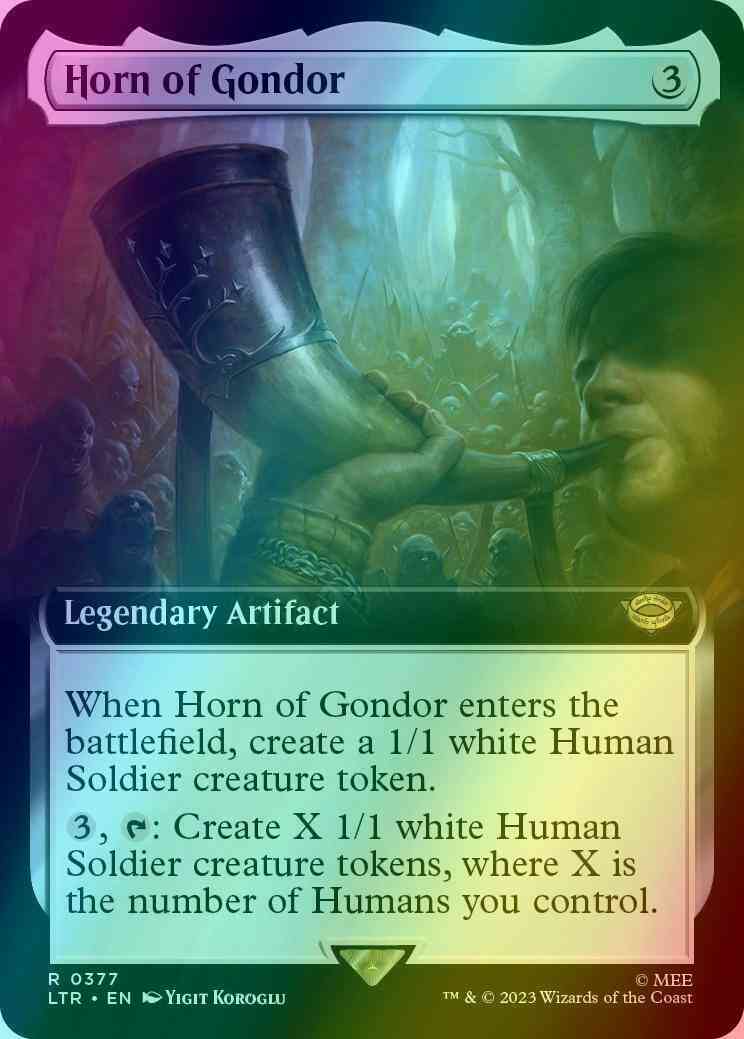 Horn of Gondor [377] [Extended Art] [The Lord of the Rings: Tales of Middle-earth] [Foil]