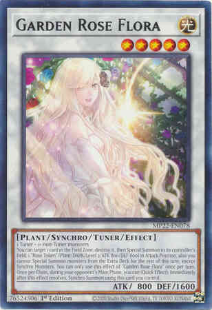 Garden Rose Flora - MP22-EN078 - Rare - 1st Edition