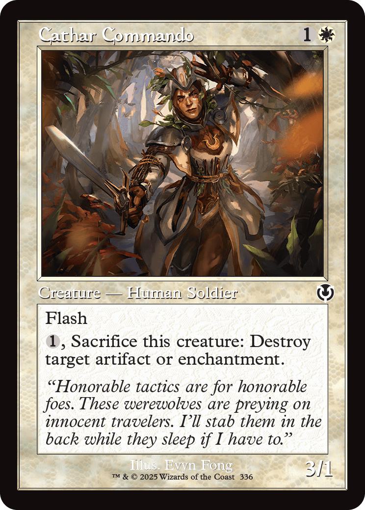 Cathar Commando [336] [Retro Frame] [Innistrad Remastered] [Non-Foil]