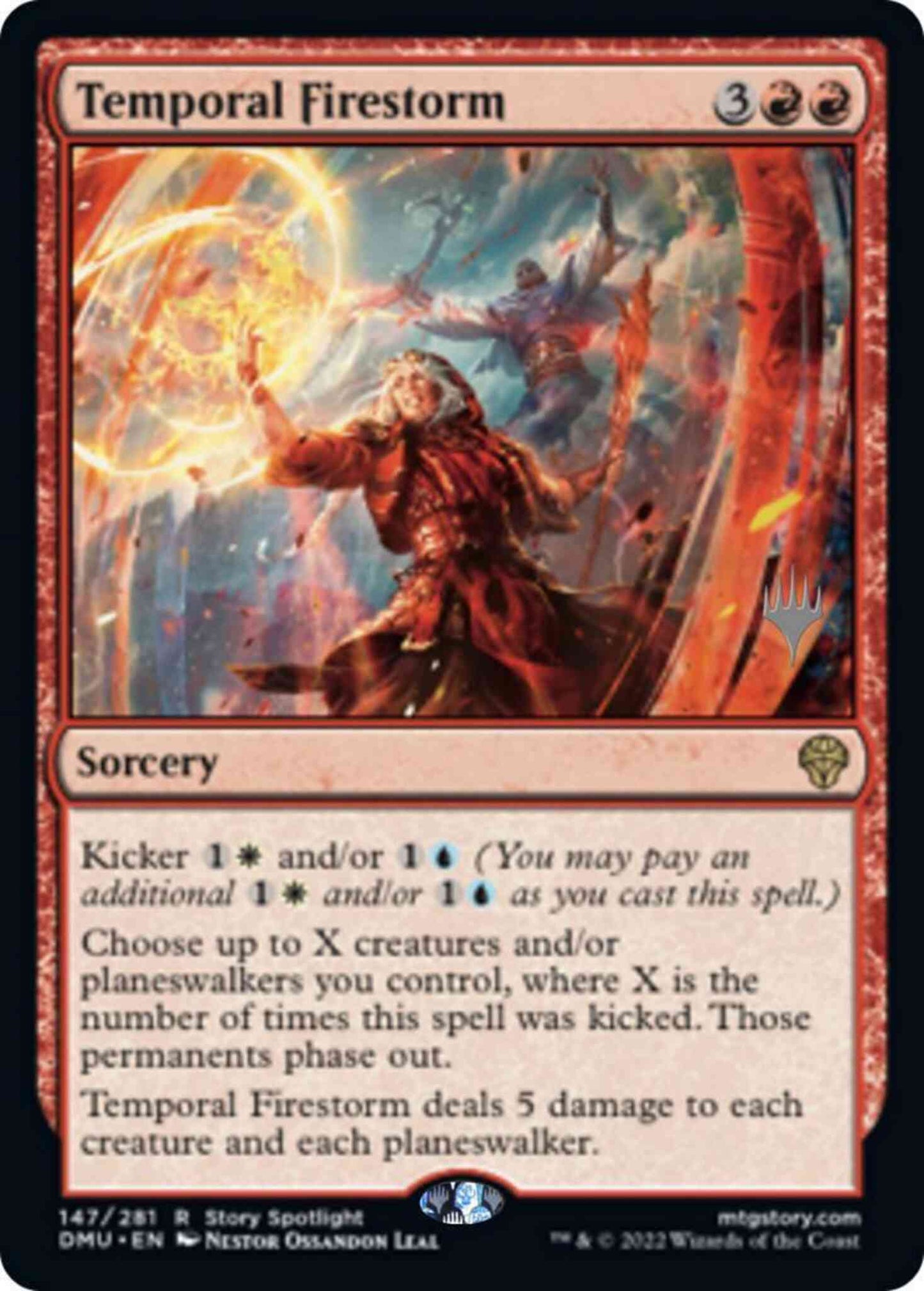 Temporal Firestorm [147p] [Promo Pack] [Dominaria United: Promos] [Non-Foil]