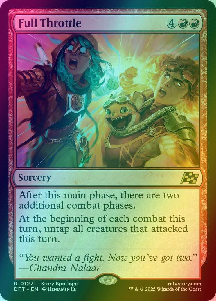 Full Throttle [127] [Aetherdrift] [Foil]