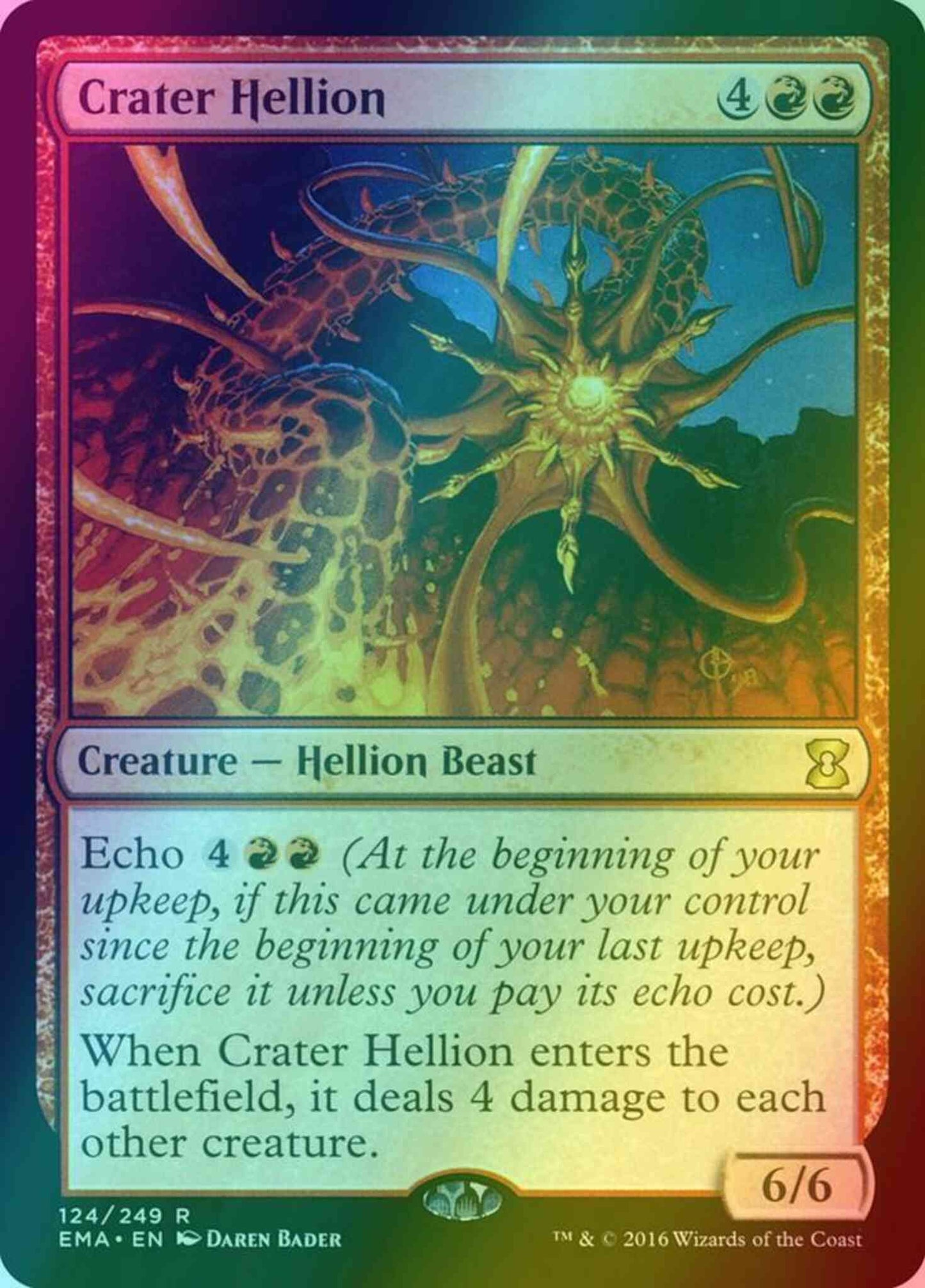 Crater Hellion [124] [Eternal Masters] [Foil]