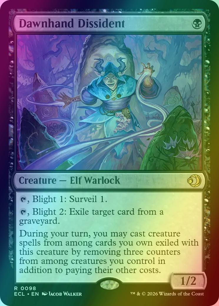 Dawnhand Dissident [98] [Lorwyn Eclipsed] [Foil]
