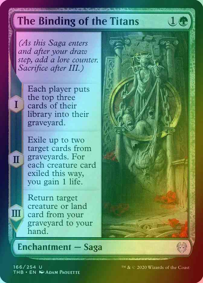 The Binding of the Titans [166] [Theros Beyond Death] [Foil]