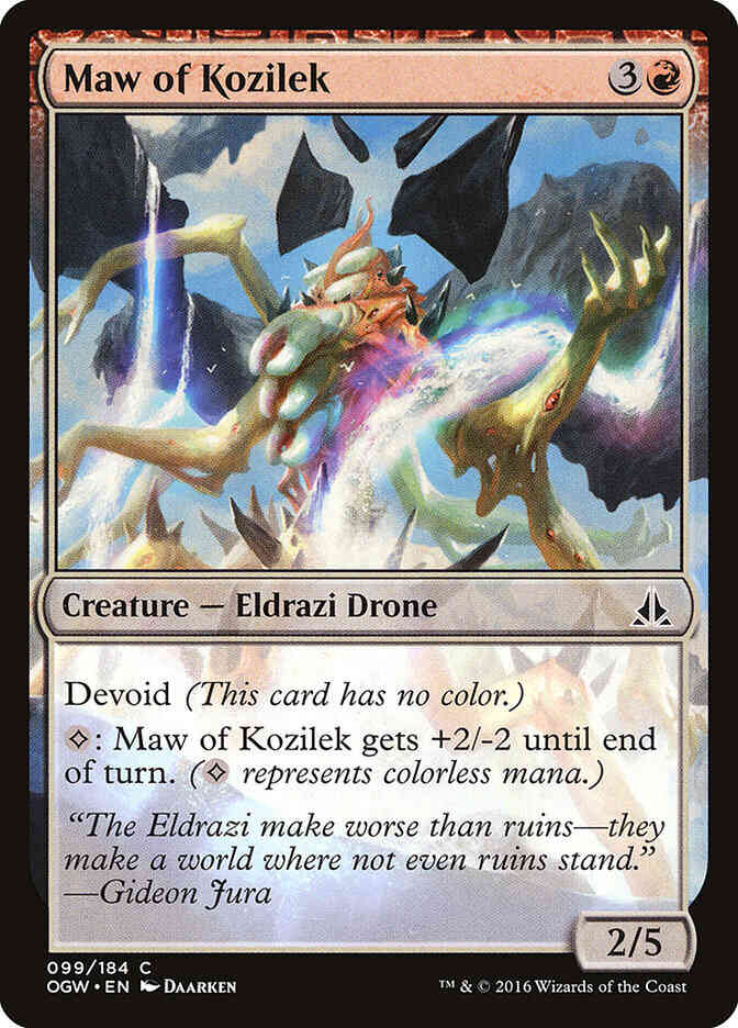Maw of Kozilek [99] [Oath of the Gatewatch] [Non-Foil]