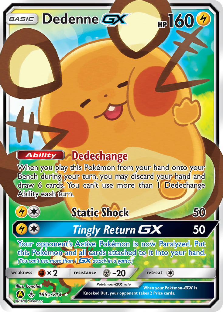 Dedenne-GX - 195a/214 - Rare Ultra [sm10-195a] [Ultra]