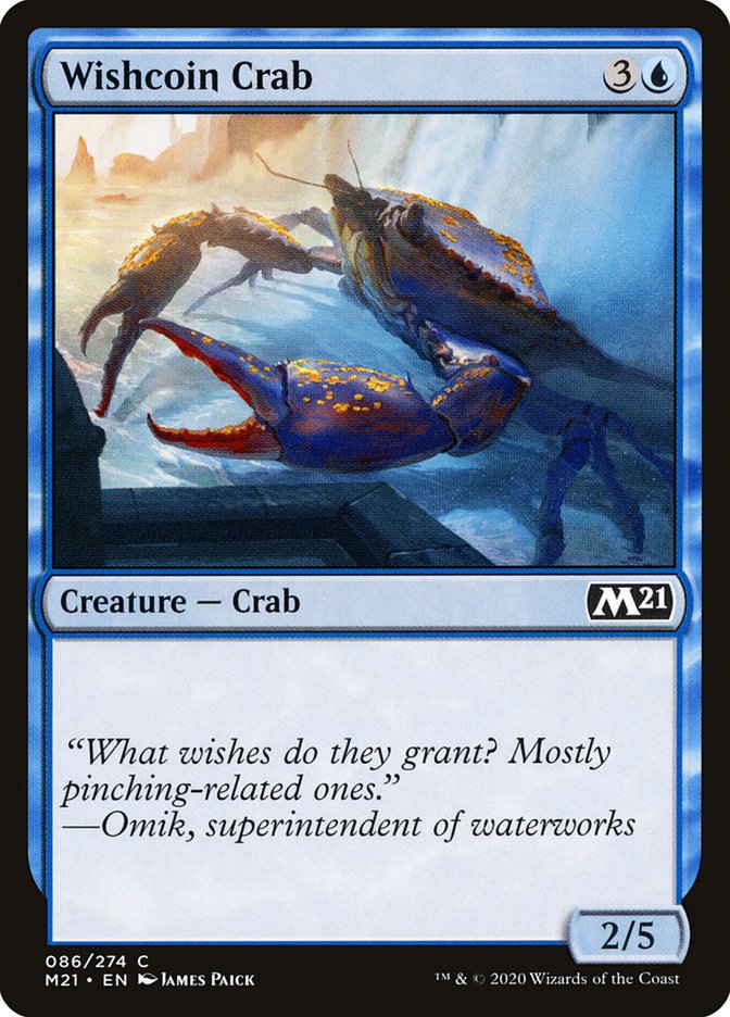 Wishcoin Crab [86] [Core Set 2021] [Non-Foil]