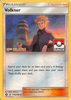 Volkner - 135a/156 - Reverse Holo - 3rd Place League Promo [Reverse Holo]