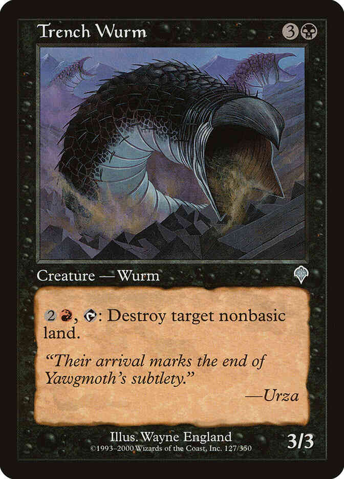 Trench Wurm [127] [Invasion] [Non-Foil]