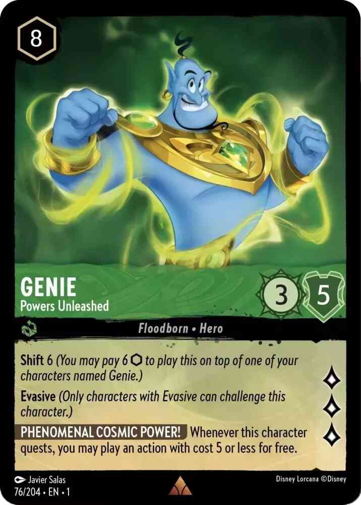 Genie - Powers Unleashed - 76/204 [The First Chapter] [Non-Foil]