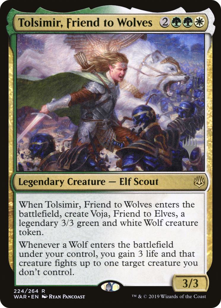 Tolsimir, Friend to Wolves [224p] [Promo Pack] [War of the Spark Promos] [Non-Foil]
