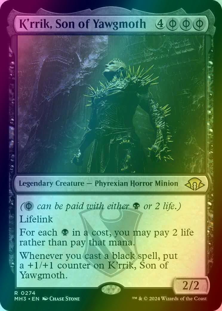 K'rrik, Son of Yawgmoth [274] [Modern Horizons 3] [Foil]
