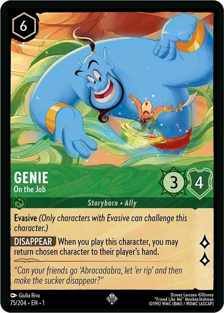Genie - On the Job - 75/204 [The First Chapter] [Non-Foil]