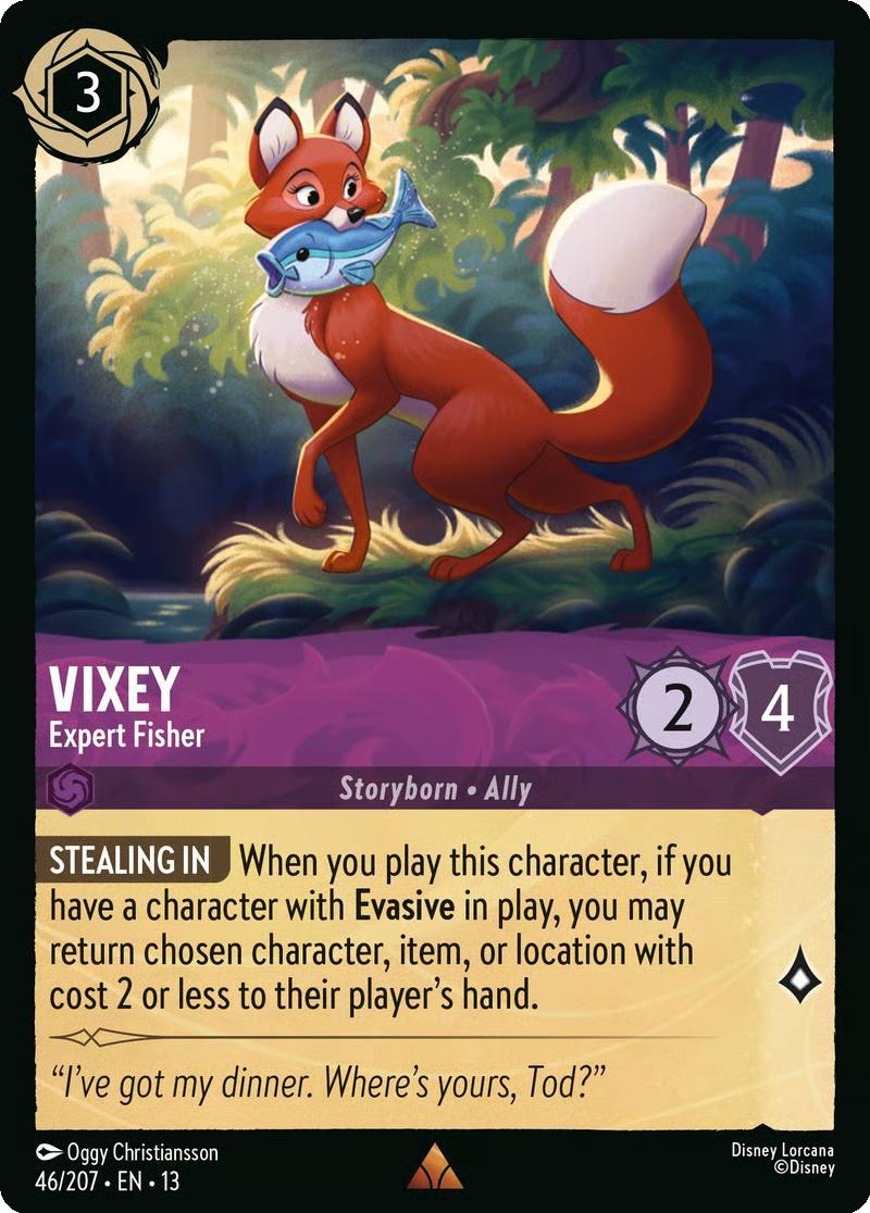 Vixey - Expert Fisher - 46/204 [Attack of the Vine!] [Non-Foil]