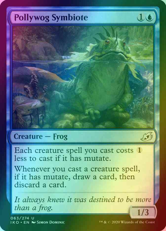 Pollywog Symbiote [63] [Ikoria: Lair of Behemoths] [Foil]