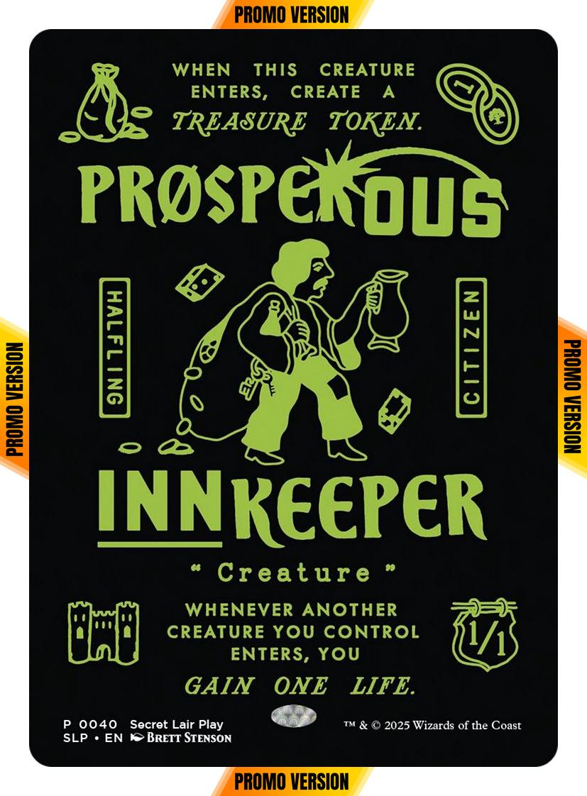 Prosperous Innkeeper [0040] [Borderless] [Secret Lair Promo] [Non-Foil]