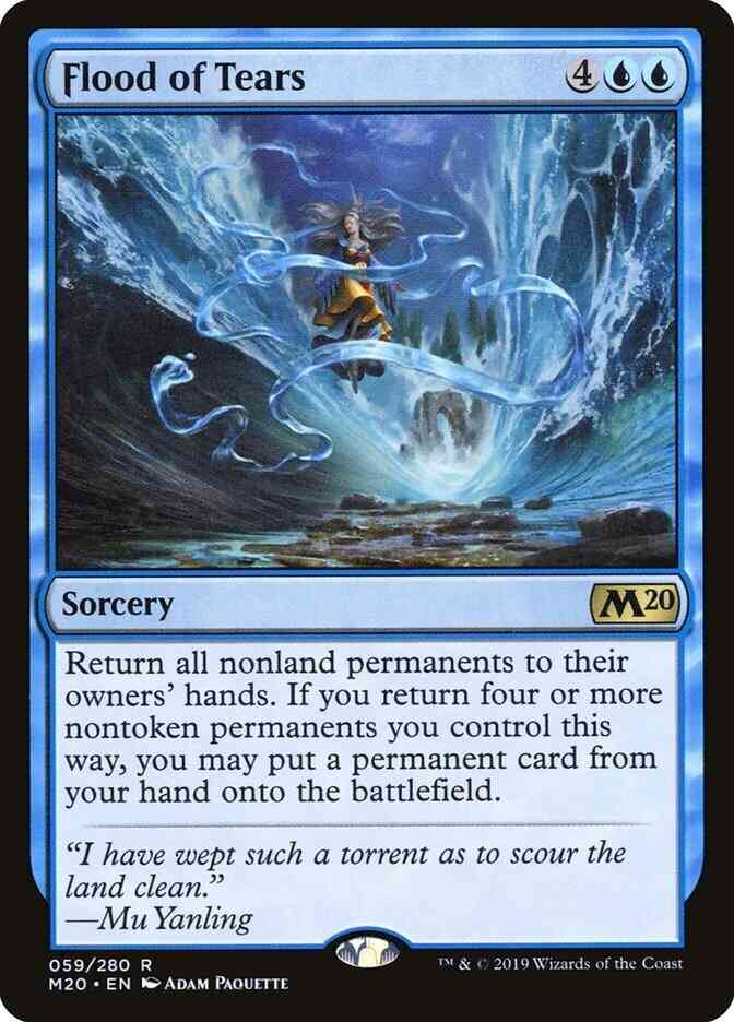 Flood of Tears [59] [Core Set 2020] [Non-Foil]