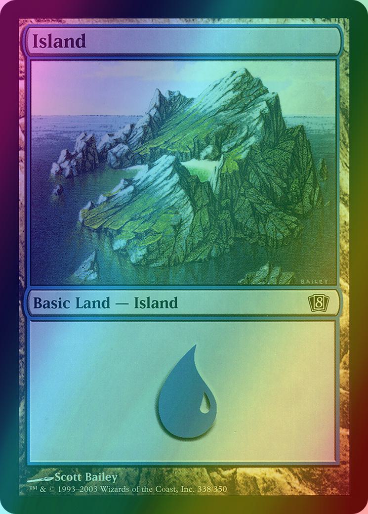 Island [338x] [338] [Eighth Edition] [Foil]