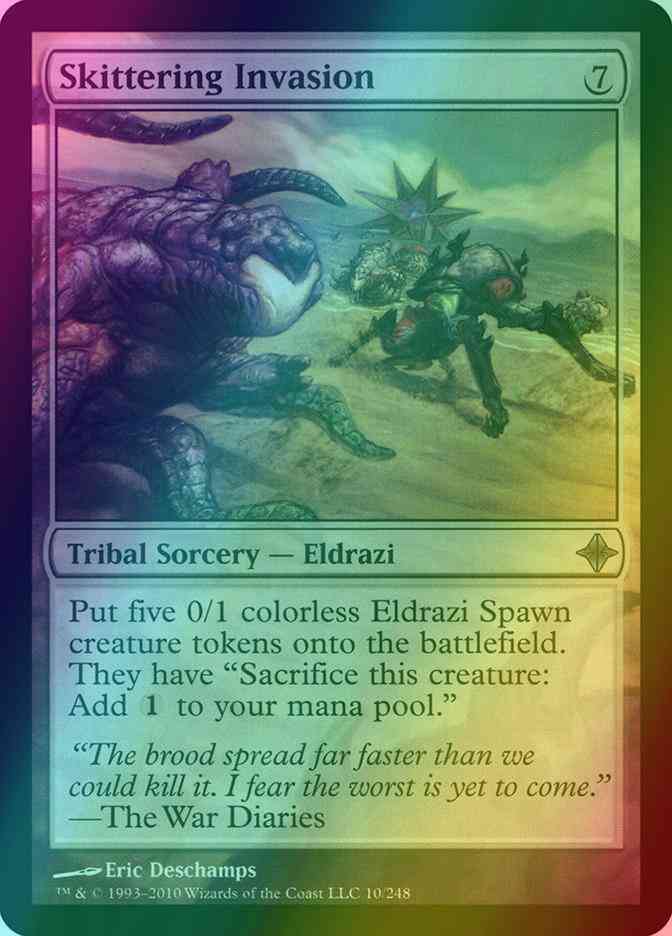 Skittering Invasion [10] [Rise Of The Eldrazi] [Foil]