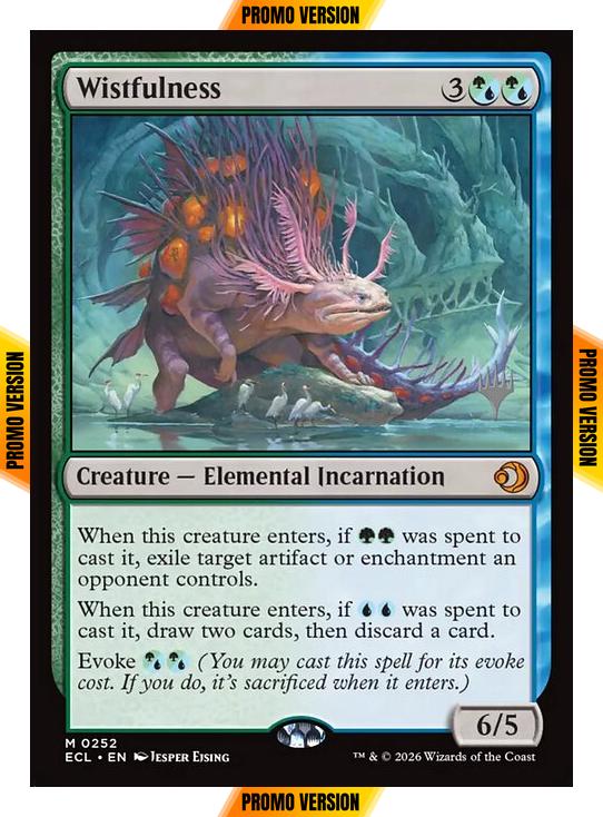 Wistfulness [252p] [Promo Pack] [Lorwyn Eclipsed: Promos] [Non-Foil]