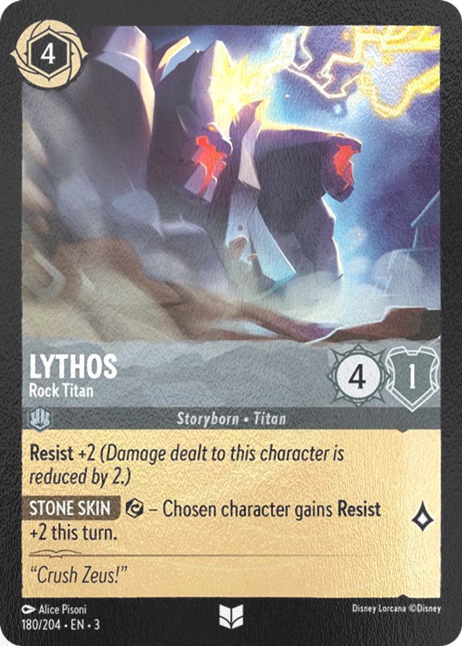 Lythos - Rock Titan - 180/204 [Into the Inklands] [Cold Foil]