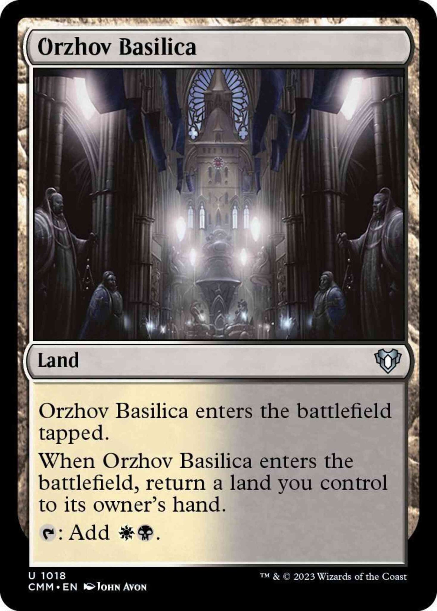 Orzhov Basilica [1018] [Commander Masters] [Non-Foil]