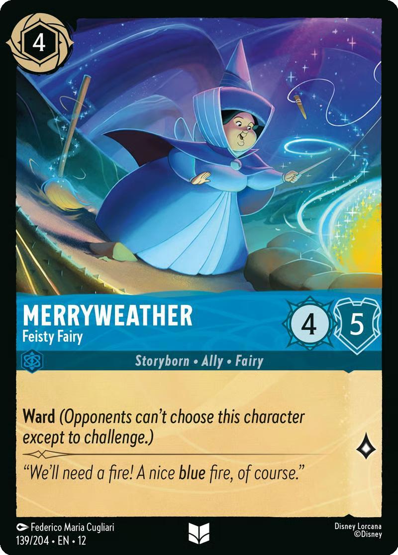 Merryweather - Feisty Fairy - 139/204 [Wilds Unknown] [Non-Foil]