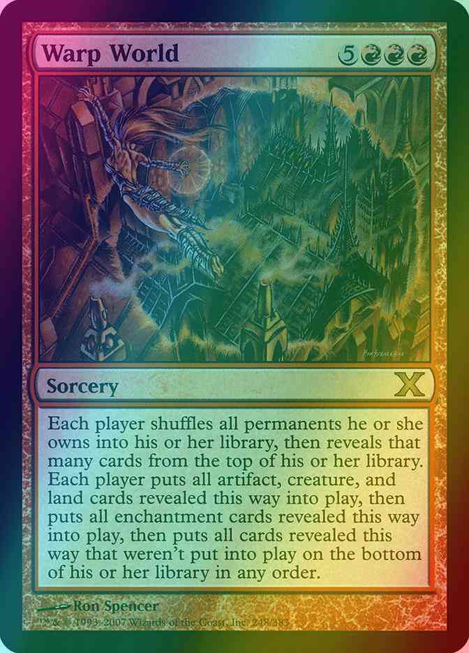 Warp World [248] [Tenth Edition] [Foil]