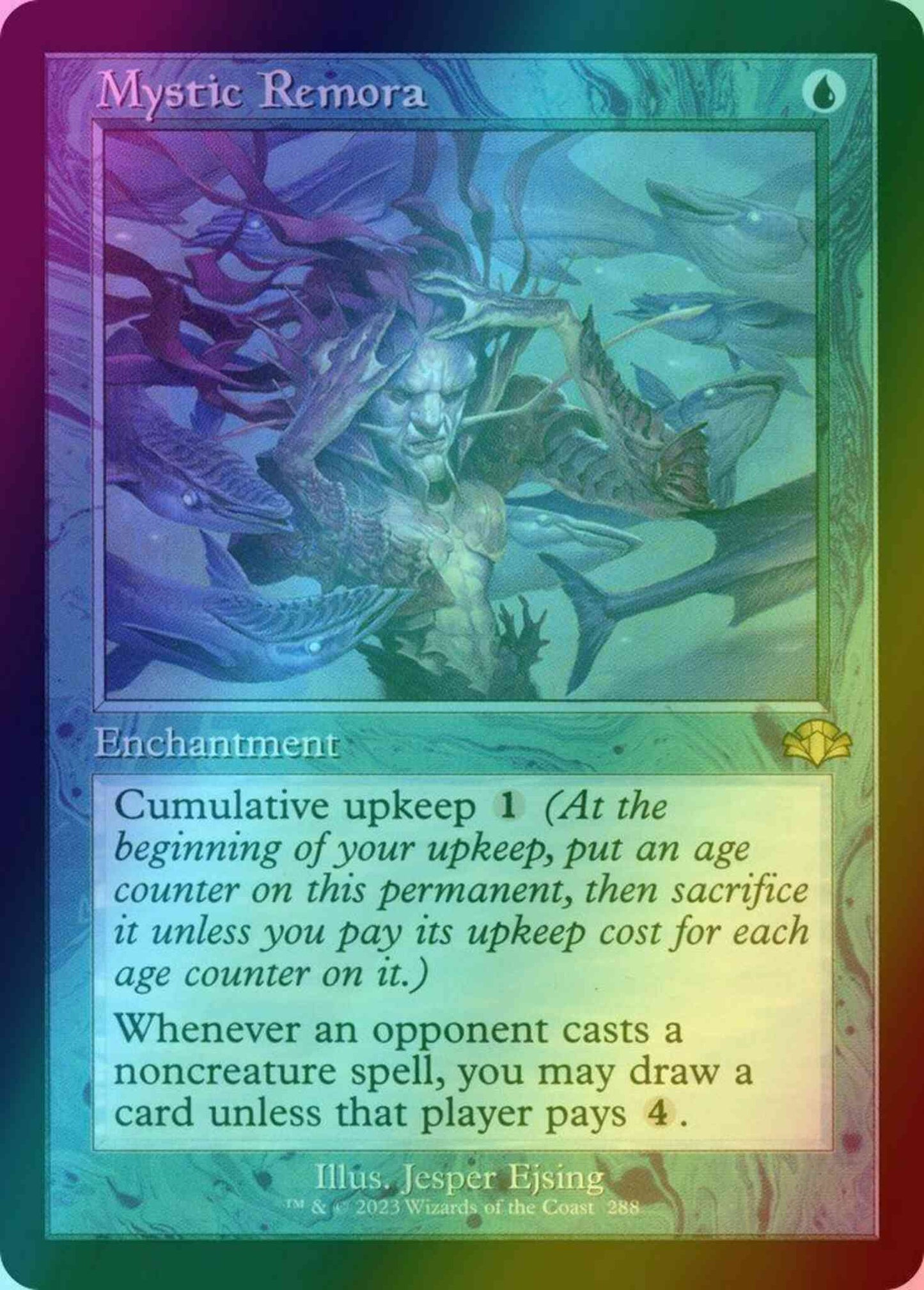 Mystic Remora [288] [Retro Frame] [Dominaria Remastered] [Foil]