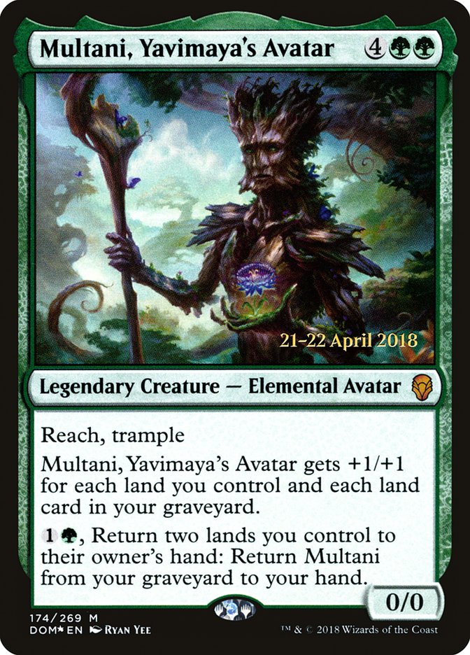Multani, Yavimaya's Avatar [174s] [Dominaria Promos] [Foil]