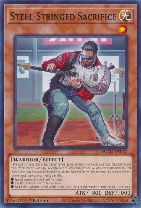 Steel-Stringed Sacrifice - DUAD-EN087 - Common - 1st Edition