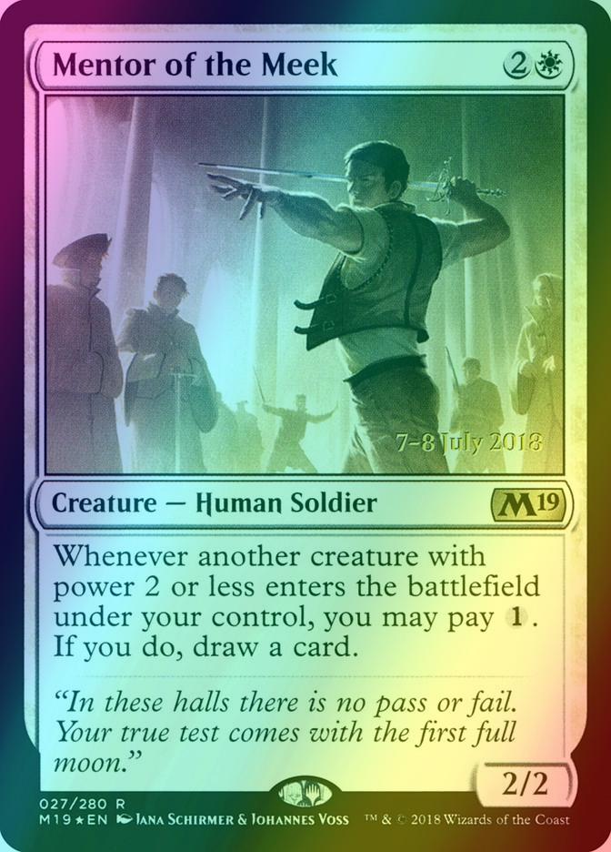 Mentor of the Meek [27s] [Core Set 2019 Promos] [Foil]